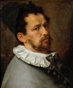 Bartholomeus Spranger Self-portrait, between 1580 and 1585 Oil on canvas, 24.6 × 17.7 in Kunsthistorisches Museum, Vienna
