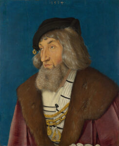 Hans Baldung, Portrait of a Man, 1514 Oil on lime, 23.3 in x 19.2 in National Gallery, London