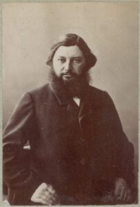 Gustave Courbet, c. 1860s Portrait photograph by Nadar