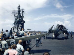 Edward Steichen, Aircraft of Carrier Air Group 16 return to the USS Lexington, Nov 1943