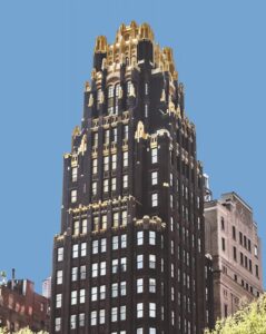 Raymond Mathewson Hood, American Radiator Building, 1924 338 ft-tall (103 m), 23-story skyscraper / 40 West 40th Street / New York City