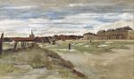Bleaching Ground at Scheveningen, 1882 Watercolor, heightened with white gouache, 12.5 in x 21.2 in Getty Center, Los Angeles