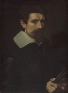 Adam Eilsheimer, Self-portrait, between 1606 and 1607 Oil on canvas, 25.1 in x 18.8 in Uffizi Gallery, Florence