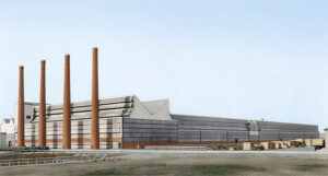 Albert Kahn, Ford River Rouge Glass Plant, 1923 Detroit