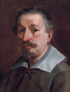 Francesco Albani .*oil on canvas .*47.7 x 36.8 cm Francesco Albani, Self-Portrait