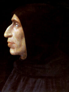 Fra Bartolomeo, Portrait of Girolamo Savonarola, circa 1497-1498 Oil on panel, 18.5 × 12.2 in Museum of San Marco, Florence