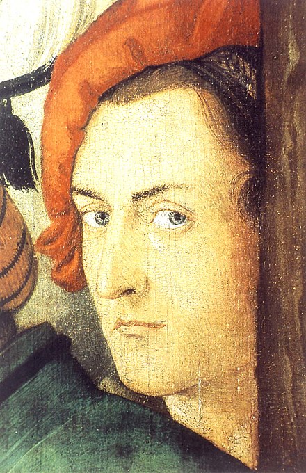 Hans Baldung, Self-portrait, 1516 Oil Freiburg Minster, Germany