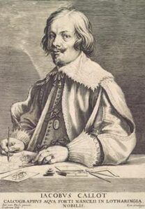 Portrait of Jacques Callot, 1630 Engraving by Lucas Vorsterman the Elder after Anthony van Dyke