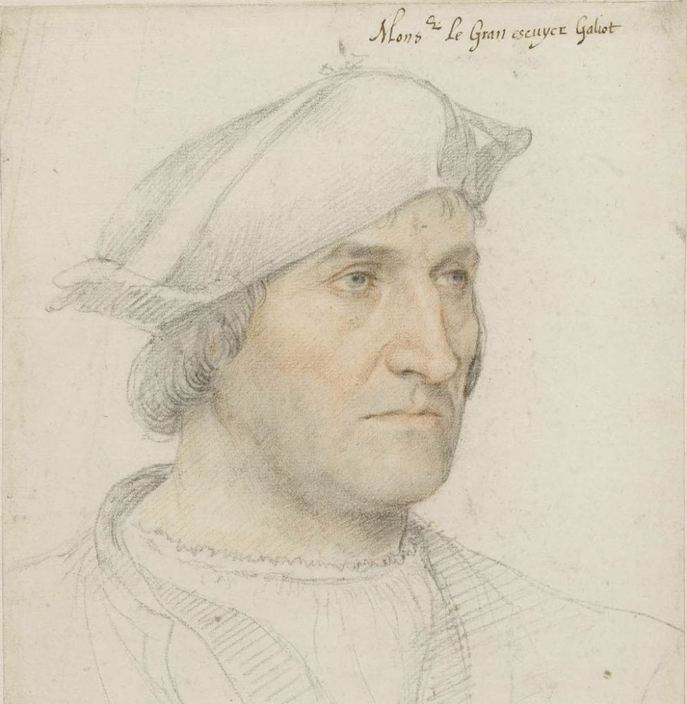 Jean Clouet, Portrait of Jacques Ricard, circa 1515