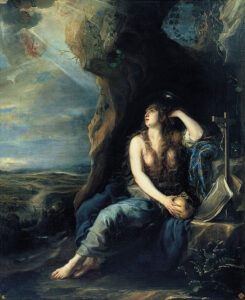 Juan Carreño de Miranda, Mary Magdalene in Penitence, 1654 Oil on canvas, 86.6 in x 70.8 in Royal Academy of Fine Arts of San Fernando, Madrid