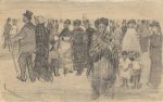People Strolling on the Beach Pencil on wove paper, 15,9 × 25,4 cm Kröller-Müller Museum, Otterlo, The Netherlands