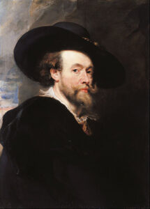 Peter Paul Rubens, Portrait of the Artist, 1623 Oil on panel, 33.7 in x 24.4 in Royal Collection, UK
