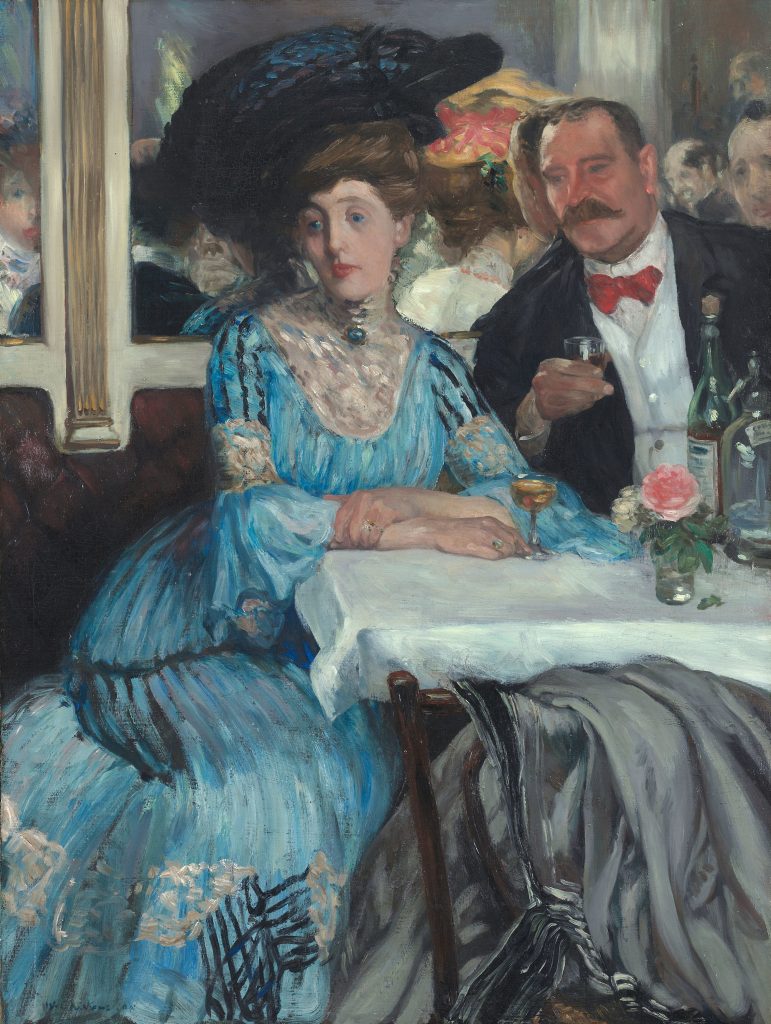 William James Glackens, Chez Mouquin, 1905 Oil on canvas, 47.9 in x 39 in Art Institute of Chicago