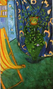 Henri Matisse, Corner of the Artist's Studio, 1912 Oil on canvas, 75 x 45 in Pushkin Museum, Moscow, Russia