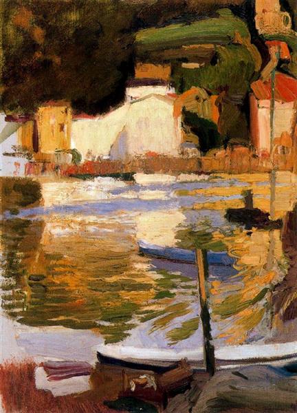 Joaquín Sorolla, Excerpts Oil on canvas, 28 x 20