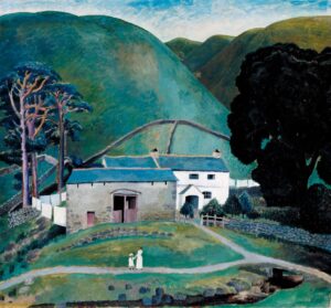 Dora Carrington, Farm at Watendlath, 1921 Oil paint on canvas, 24 x 26 in Tate Gallery, London
