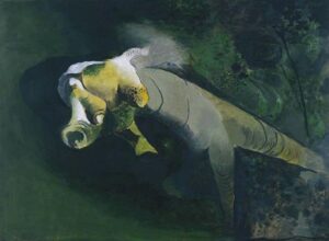 Graham Sutherland, Green Tree Form: Interior of Woods, 1940 Oil paint on canvas, 31 x 42 in Tate Gallery, London