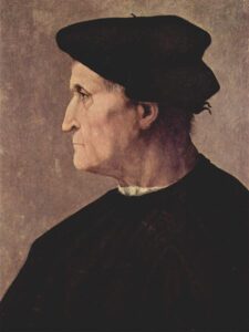 Jacopo Pontormo, Portrait of Francesco da Castiglione, 1520 Oil on wood, 20 x 15 in Palazzo Pitti, Florence