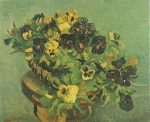 Tambourine with Pansies Oil on canvas, 18 x 22 in Van Gogh Museum, Amsterdam