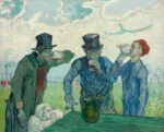 Vincent Van Gogh, The Drinkers, 1890 Oil on canvas, 23 3/8 × 28 7/8 in Art Institute of Chicago