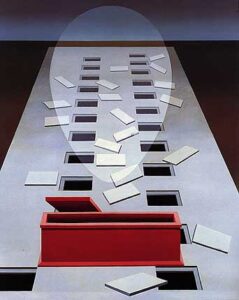 Clarence Holbrook Carter, Transection #3, After Fra Angelico, 1967 Oil on canvas