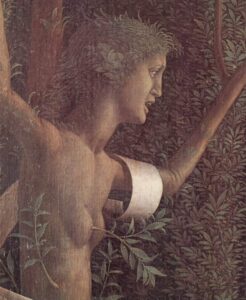 Andrea Mantegna, The Victory of Virtue, 1502 (detail)