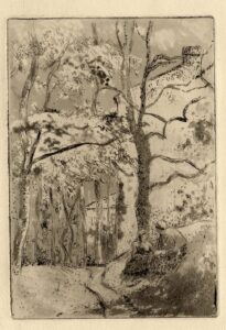 Camille Pissarro, The Rondest House at the Hermitage, 1882