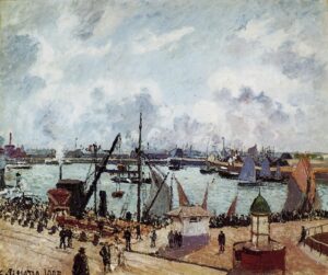 Camille Pissarro, Outer harbour of Le Havre, 1903 Oil on canvas Musée d'art Moderne André Malraux, Le Havre, France