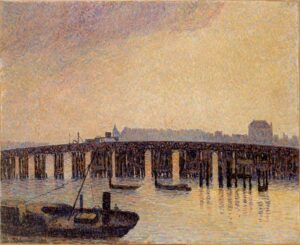 Camille Pissarro, Old Chelsea Bridge, London, 1890 Oil on canvas, 23.5 in x 28 in Smith College Museum of Art, Northampton, Massachusetts