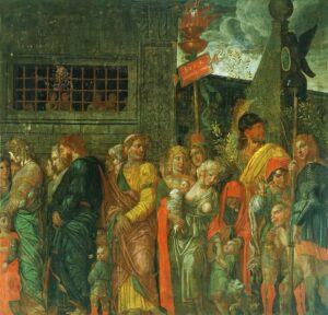 Andrea Mantegna, The Triumphs of Caesar VII: captives, Royal Collection, Hampton Court Palace