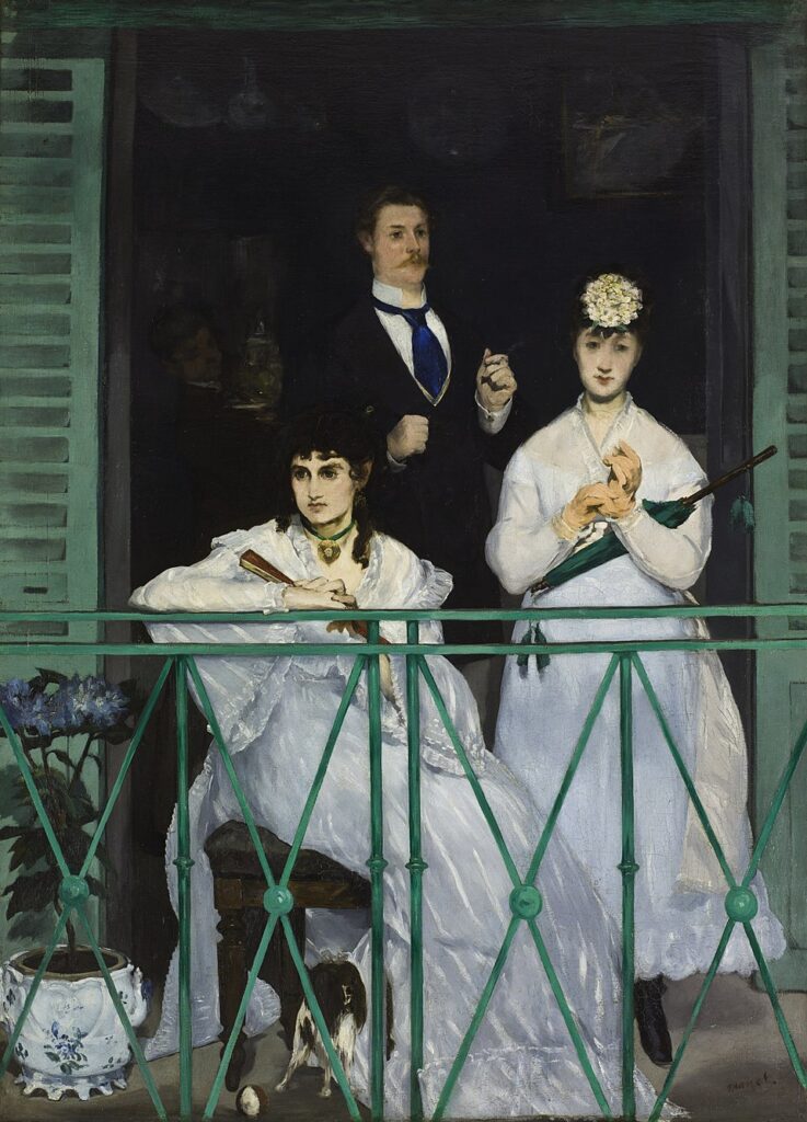Édouard Manet, The Balcony, 1868-1869 Oil on canvas, 66.9 in x 49 in Musée d'Orsay, Paris