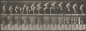 Eadweard Muybridge, Boys Playing Leapfrog, 1883–86, printed 1887 Collotype Metropolitan Museum of Art, New York
