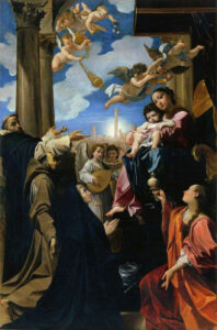 Ludovico Carracci, Bargellini Madonna, 1588 Oil on canvas, 111 x 74 in Pinacoteca Nazionale di Bologna, Italy