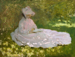 Claude Monet,Springtime, 1872 Oil on canvas, 19.7 x 25.6 in Walters Art Museum, Baltimore