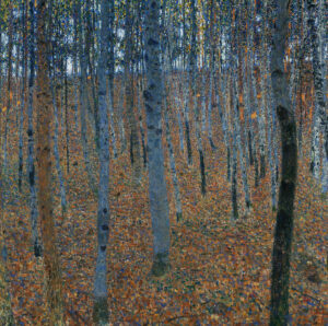 Gustav Klimt, Beech Grove, circa 1902 Oil on canvas, 39.3 in x 39.3 in Galerie Neue Meister, Dresden