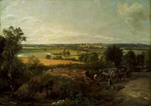 John Constable, Stour Valley and Dedham Church, circa 1815 Oil on canvas, 21.8 in x 30.6 in Museum of Fine Arts Boston