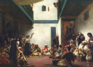 Eugène Delacroix, Jewish Wedding in Morocco, 1839 Oil on canvas, 41.3 in x 55.3 in Louvre Museum, Paris