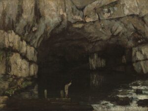Gustave Courbet, La Grotte de la Loue/The Cave of the Lone, 1864 Oil on canvas, 38 3/4 x 51 5/16 in National Gallery of Art, Washington, DC