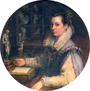 Lavinia Fontana, Self-Portrait in the Studio, 1579 Oil on canvas Uffizi Gallery, Florence
