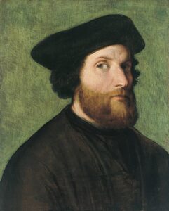 Lorenzo Lotto, Presumed self-portrait, c 1540