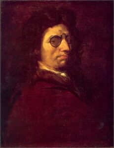 Luca Giordano, Self-portrait, circa 1692 Oil on canvas 24.8 in x 19.2 in Pio Monte della Misericordia, Naples