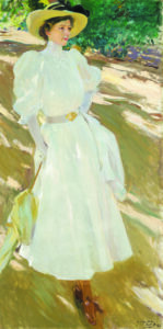 Joaquín Sorolla, Maria at La Granja, 1907 Oil on canvas, 67 1/8 x 33 1/2 in San Diego Museum