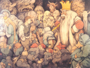 Theodor Severin Kittelsen, Peer Gynt In the Hall of the Mountain King, 1913