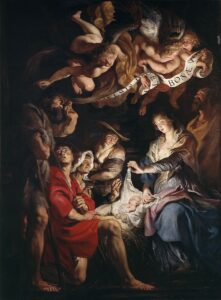 Peter Paul Rubens, The Adoration of the Shepherds, circa 1609 Oil on canvas, 13.1 ft x 9.6 ft St. Paul's Church, Antwerp