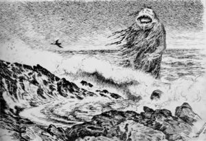 Theodor Kittelsen: Sjotrollet (Sea Troll), 1887