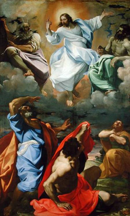 Ludovico Carracci, Transfiguration ,1595 Oil on canvas, 172 in × 105 in // Pinacoteca Nazionale di Bologna, Italy
