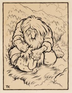 Theodor Severin Kittelsen, Troll Who Washes His Brat