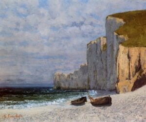 Gustave Courbet, Bay with Cliffs, c.1869, Oil on canvas, Wadsworth Atheneum, Hartford