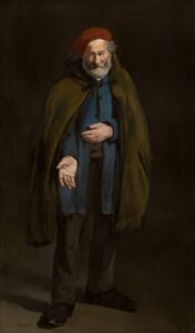 Édouard Manet, Beggar with a Duffle Coat (Philosopher), 1865–1867 Oil on canvas, 73 7/8 × 43 1/4 in Art Institute of Chicago