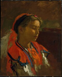 Thomas Eakins,Carmelita Requena, 1869 Oil on canvas, 21 x 17 in Metropolitan Museum of Art, New York
